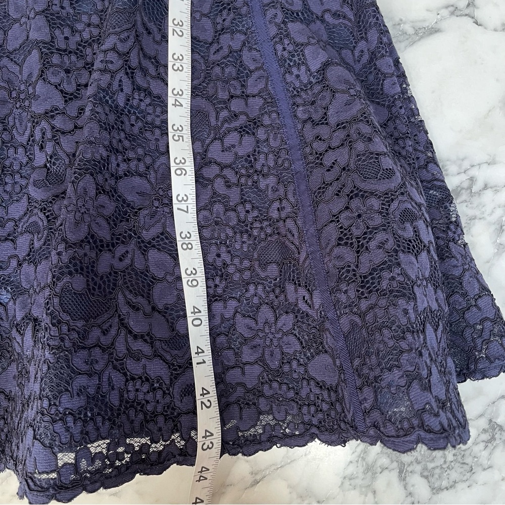 Teri Jon Rickie Freeman Balloon-Sleeve Floral Lace Cocktail Dress - Picture 11 of 16